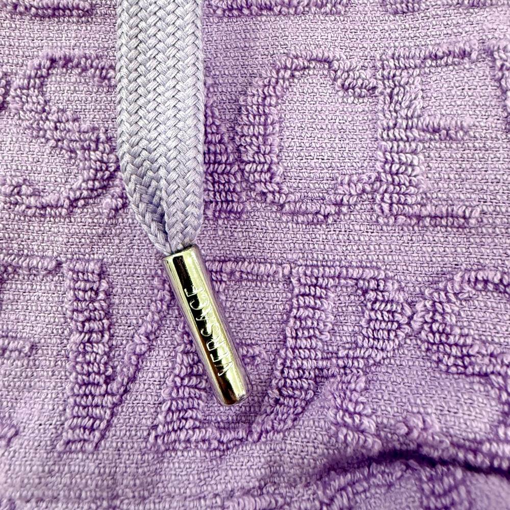 Versace Logo Jacquard Towel Stitched Shorts - Picture 3 of 6